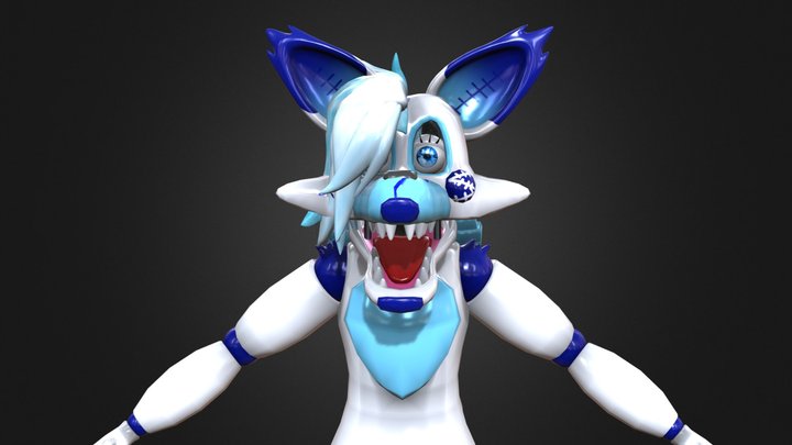 Fnaf mangle bule 3D Model