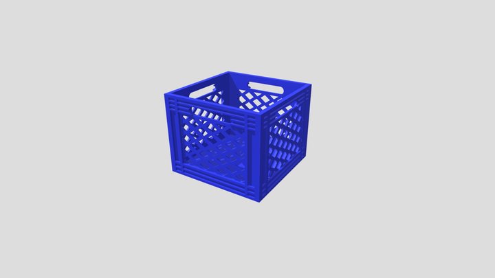 MilkCrate 3D Model
