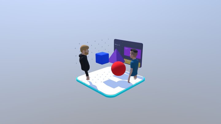 Spatial Icon 3D Model