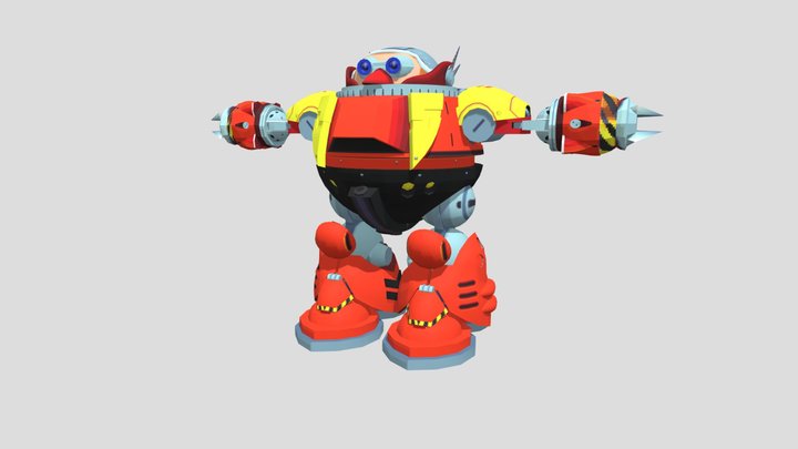 sonic mania death egg robot 3D Model