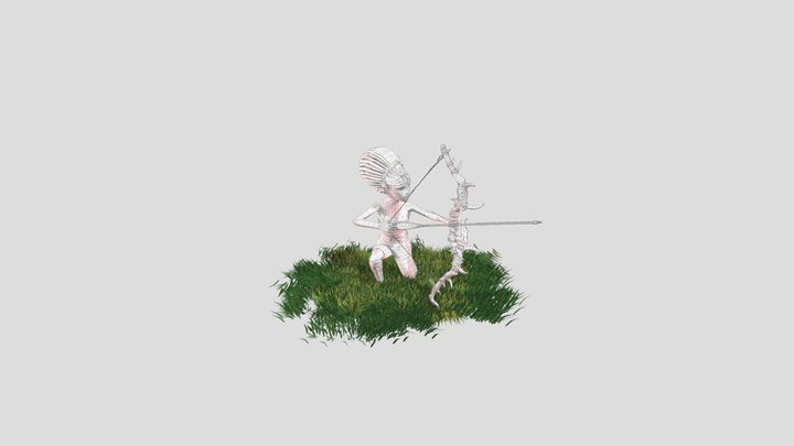 Tribe Character Ruby 3D Model