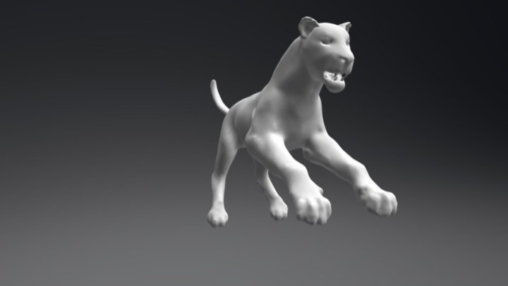 2017 Lioness 3D Model