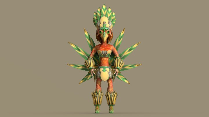 Danzante De Carnaval 1 3D Model