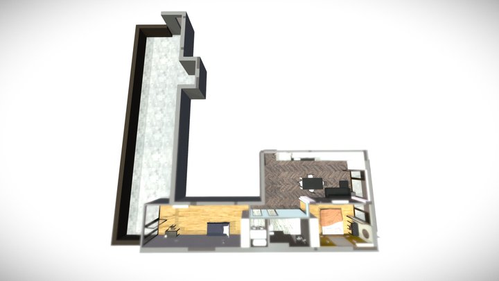 Apartment 3 3D Model