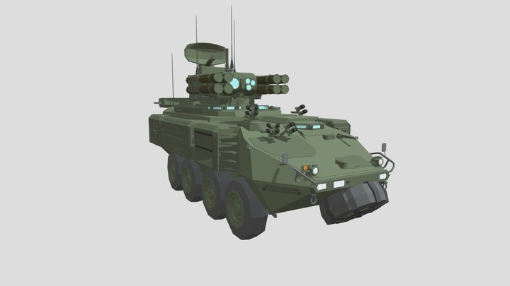 LAV 6 ACSV ADATS 3D Model