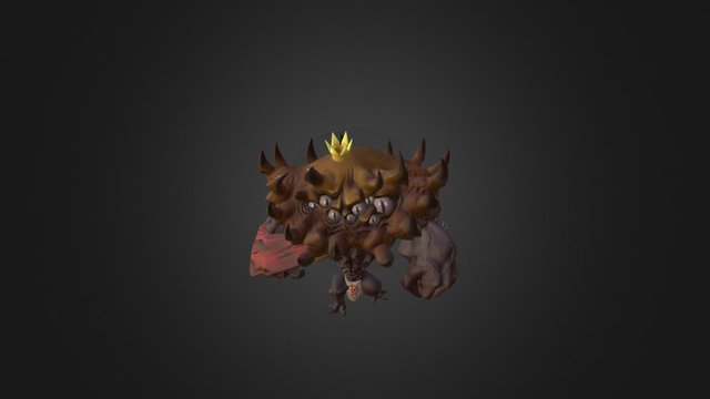 Crust King Walk 3D Model