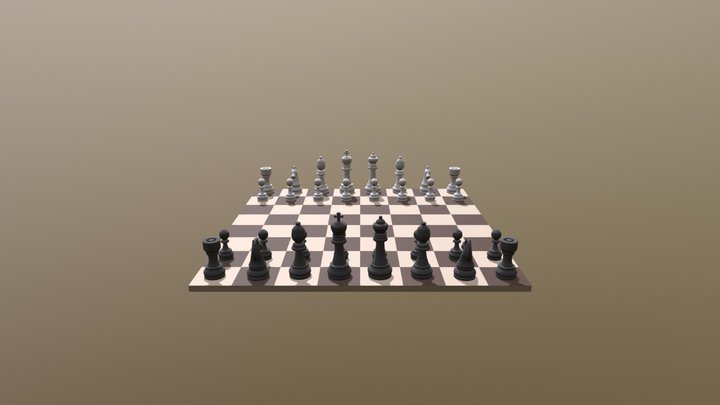 Chessboard 3D Model