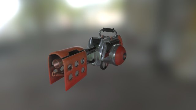 Flamethrower 3D Model