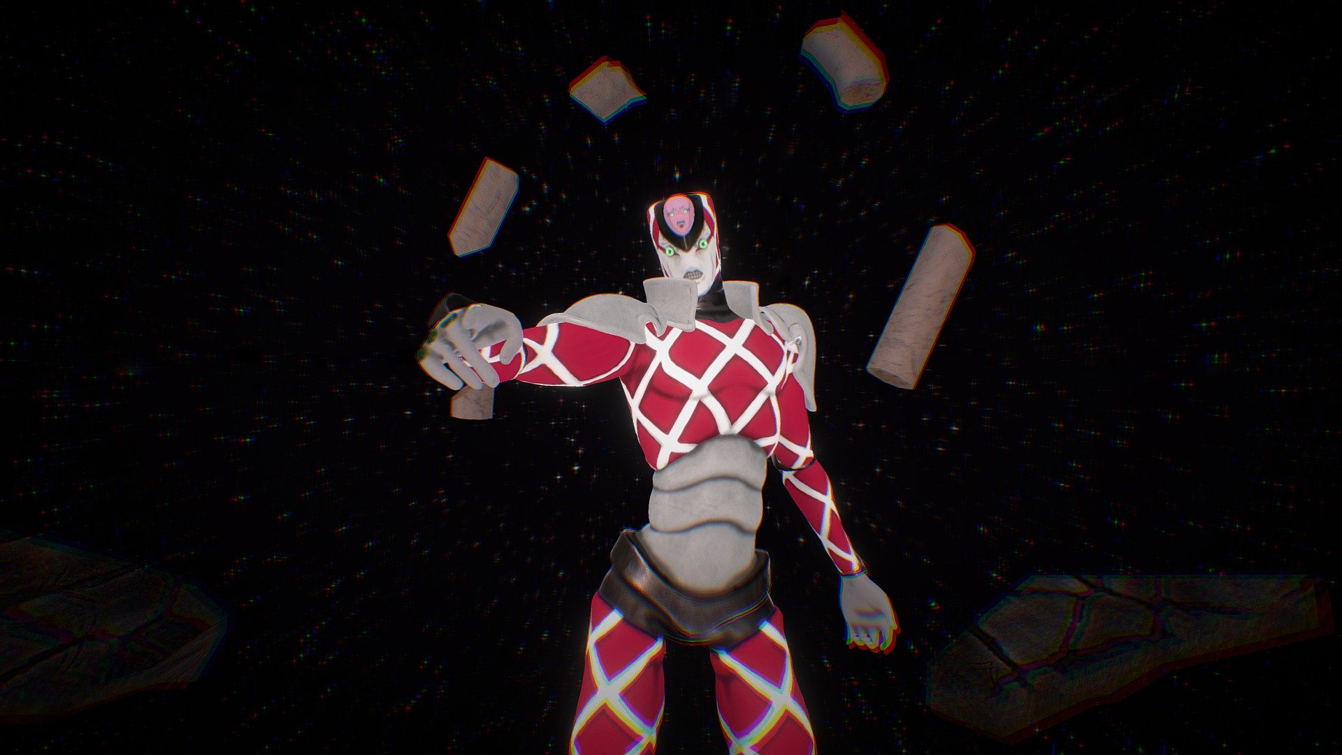 Jojo S Bizarre Adventure King Crimson 3d Model By Zanoscar Zanoscar Fce703f - jojo's bizarre roblox script