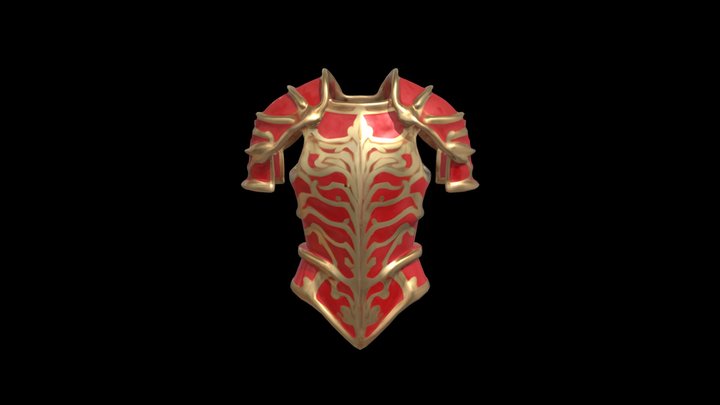 Regal Flame Armor 3D Model