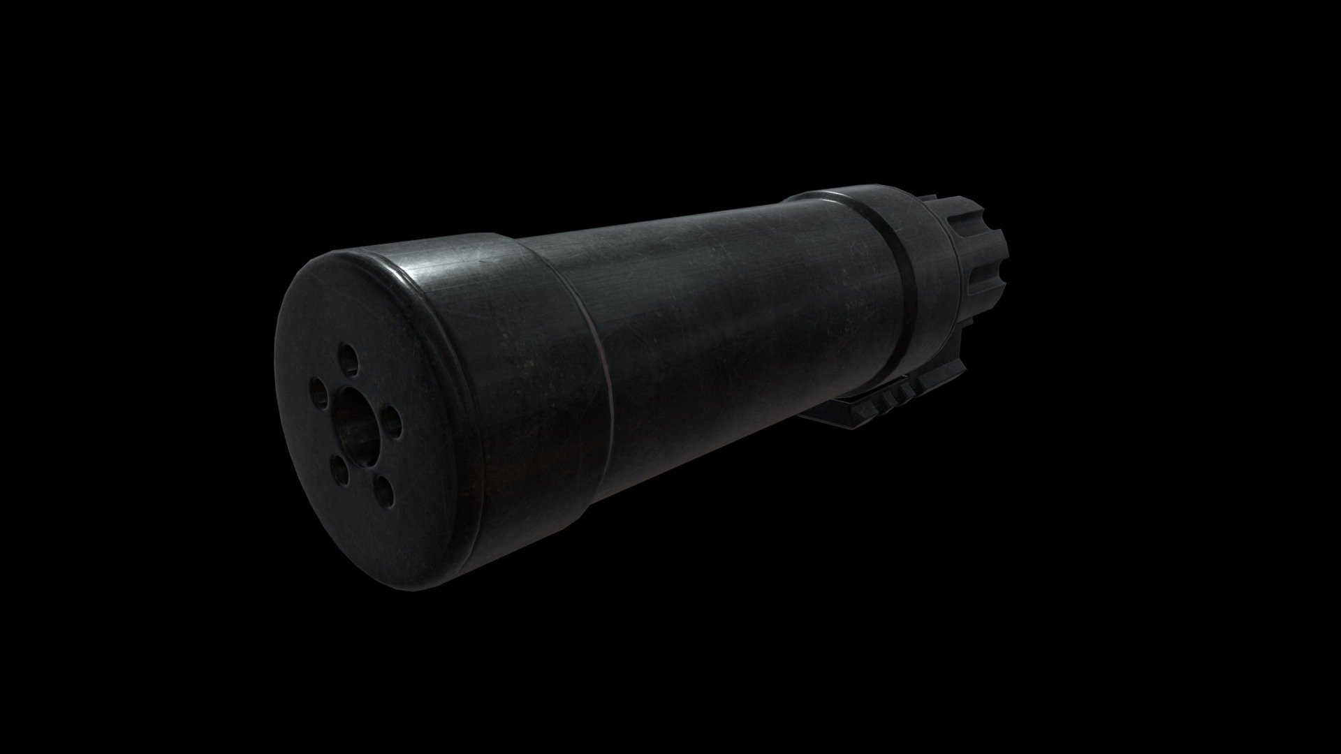 QD suppressor - 3D model by nickizot [fce7ec1] - Sketchfab