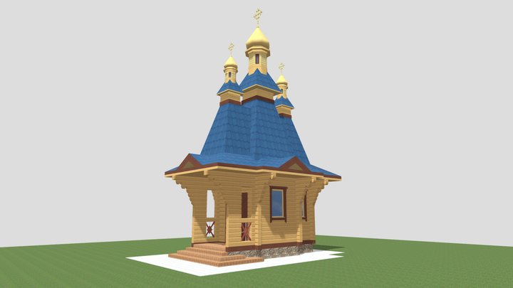 1 Каплиця Улашківці 2021-09-24 Варіант-1 3D Model