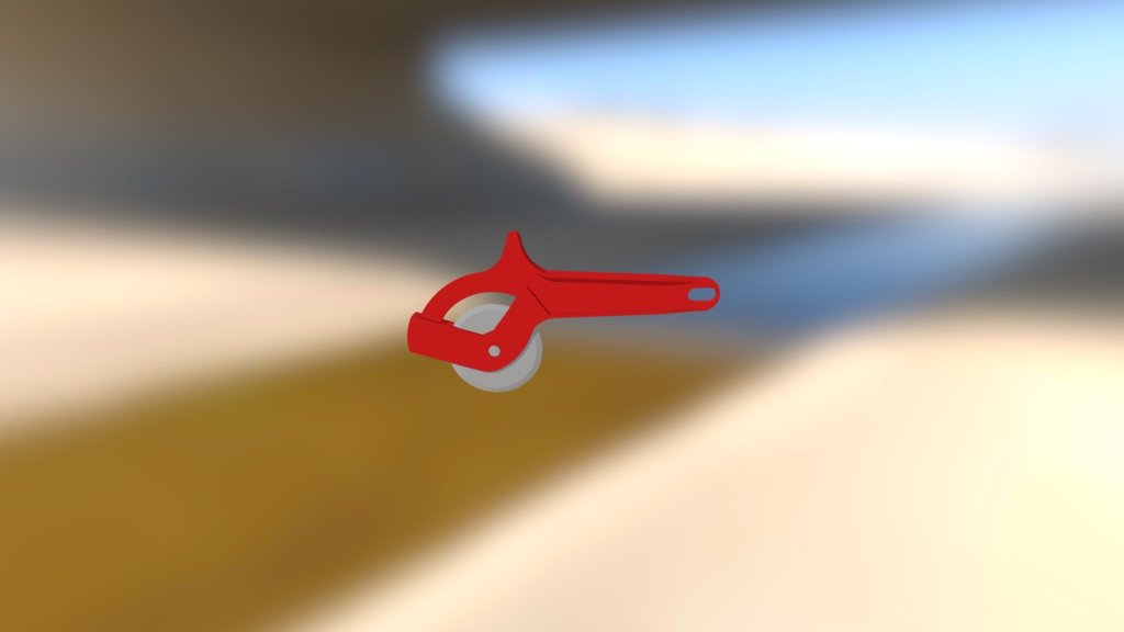 Pizza Cutter Assembly - 3D model by araghur9 [fce8af7] - Sketchfab