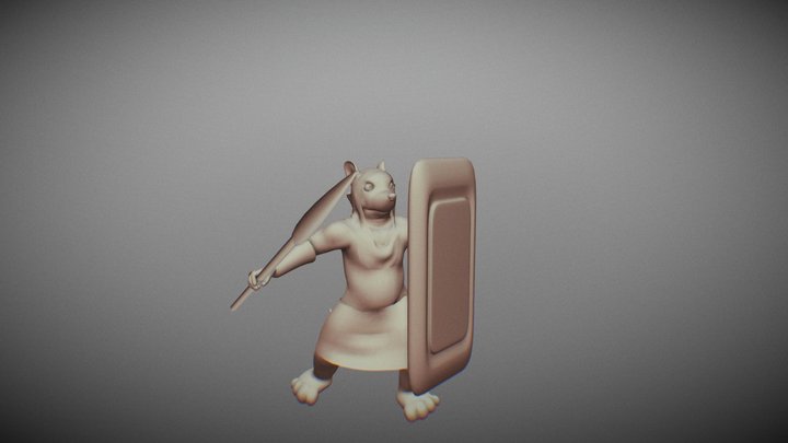 Rat Warrior (WIP) 3D Model