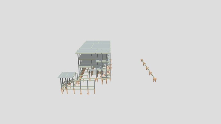 Estrutura JR Logística 3D Model