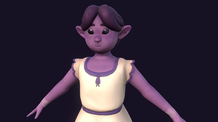 Stylized Character Model 3D Model