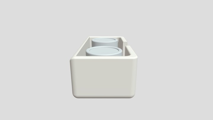 Ultrasonic Distance Sensor Case 3D Model