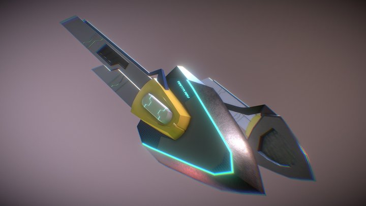 Manta Ray Tactical Headphones 3D Model