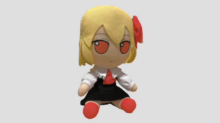 東方Project Rumia Fumo  ルーミア ふも 3D Model