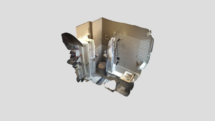 Apartment, bathroom 3D Model