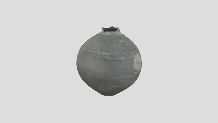 Restored Roman Globular Jar 3D Model