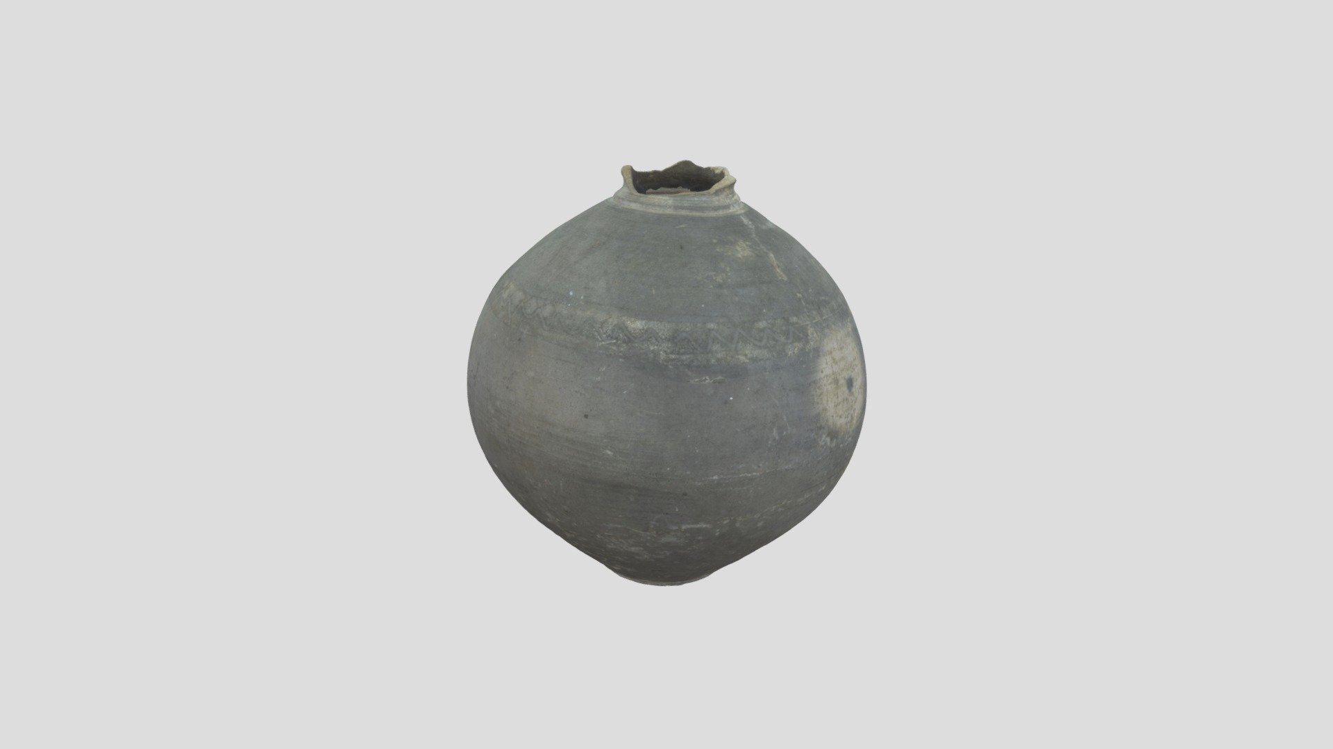 Restored Roman Globular Jar