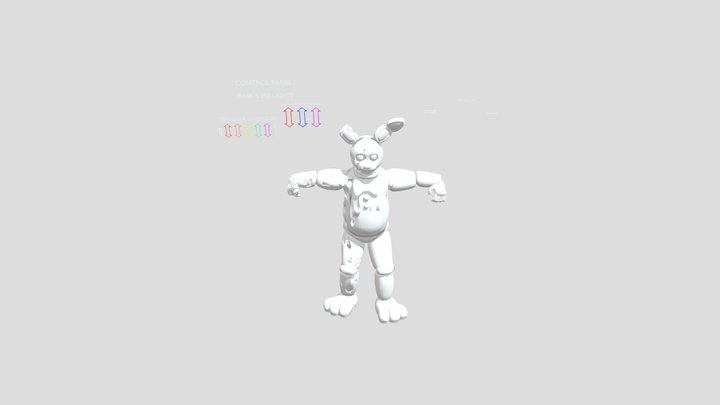 W Spring Bonnie Opt No Tex 3D Model