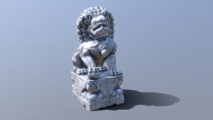 Lion Scan 3D Model