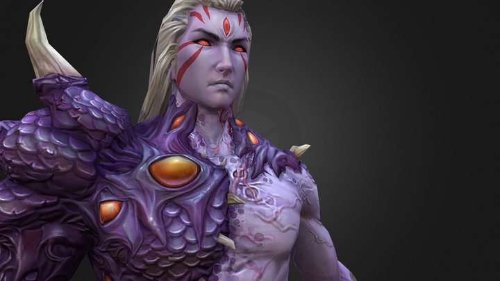 學生功課~遊戲人物 3D Model