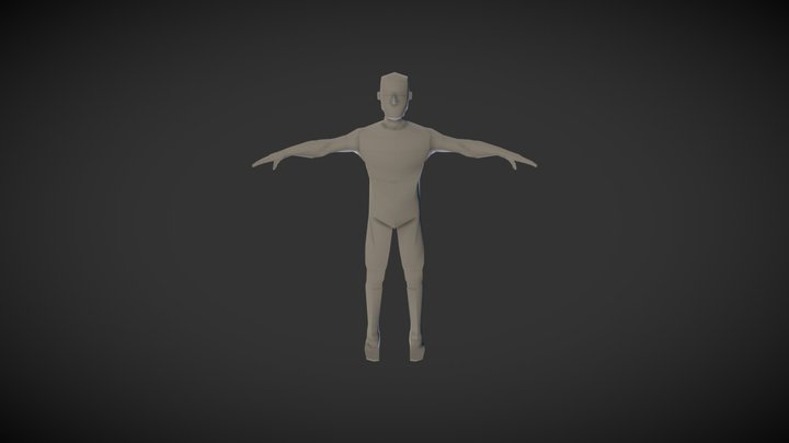 Base Mesh Male 3D Model