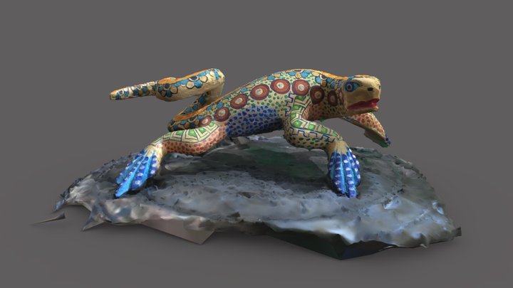 Alebrije Lizard - Test 3D Model