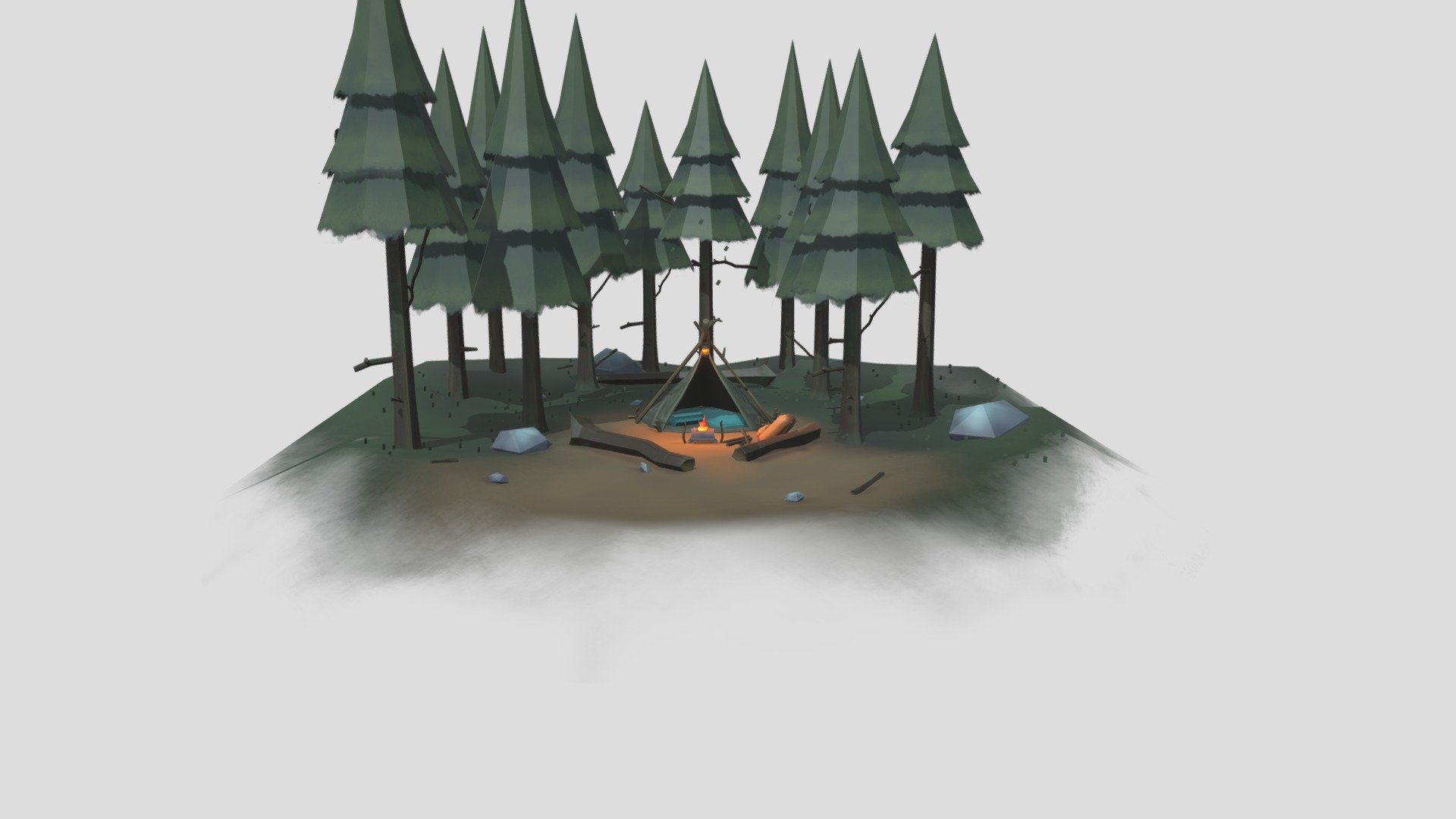 full forest - 3D model by misha_mismen [fcf0afe] - Sketchfab