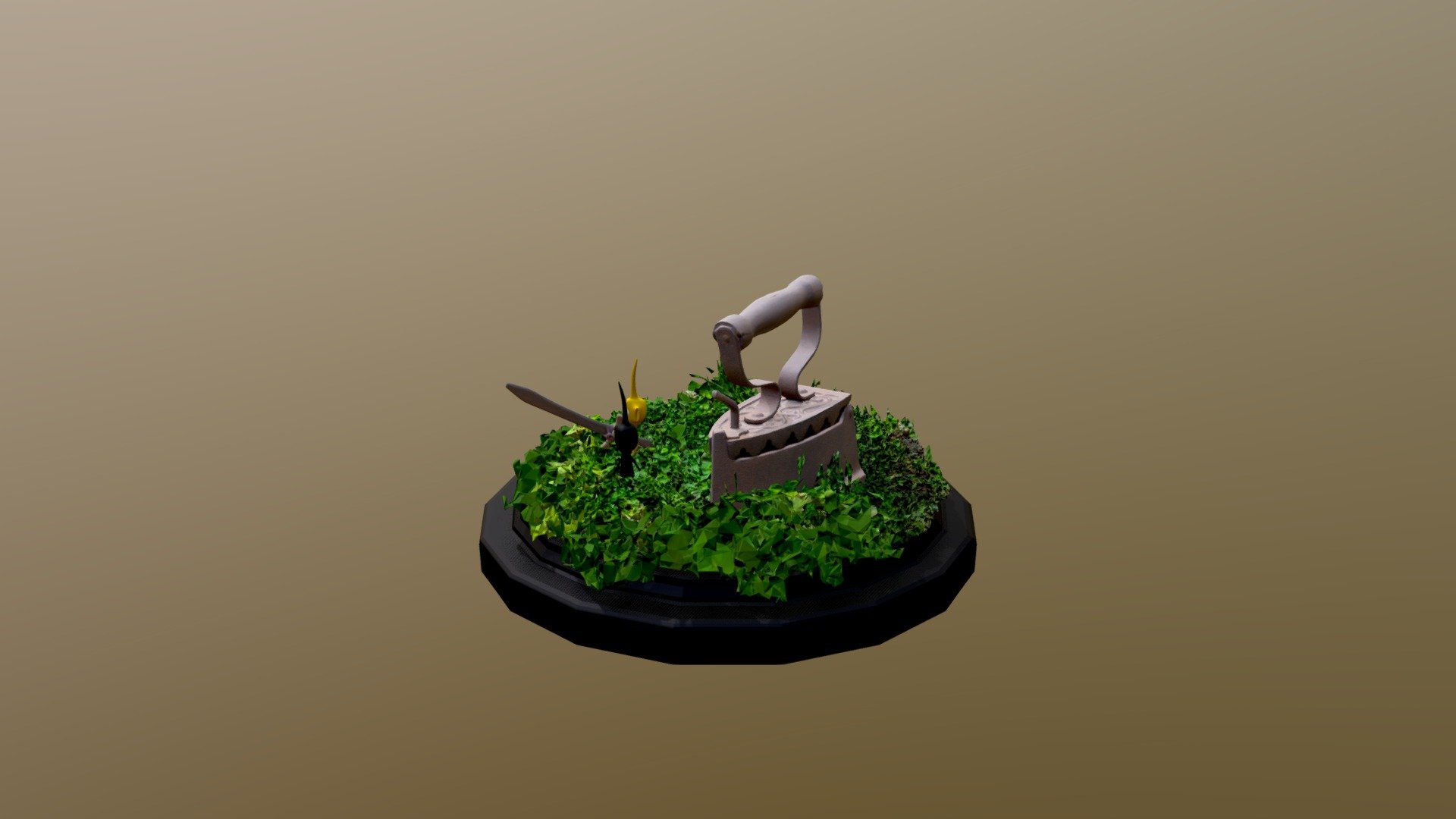 Things lost in the garden - photogrammetry
