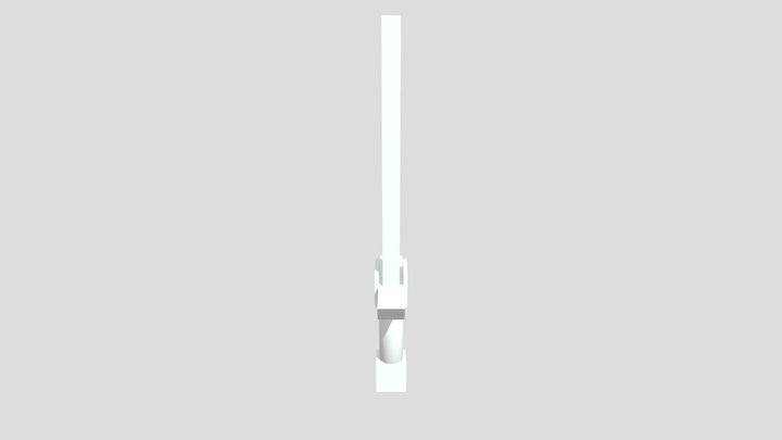 Skeleton Sword (No Texture) 3D Model