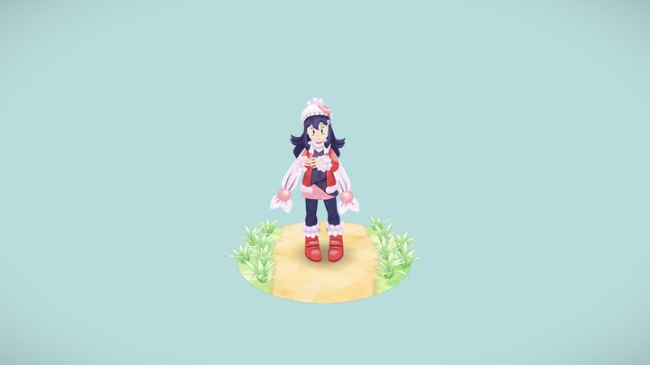 Pokemon Trainer OC - Harley 3D Model