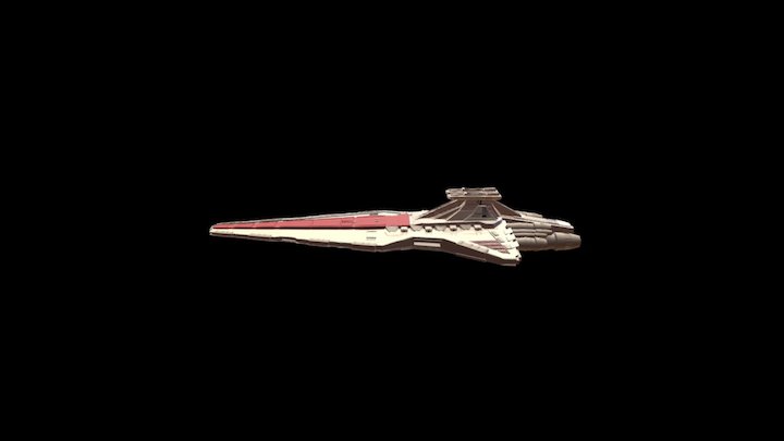 Venator-class star destroyer 3D Model