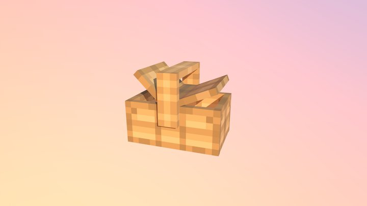 Picnic basket 3D Model