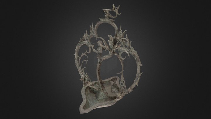 "Tree of Heaven" hanging oil lamp 3D Model