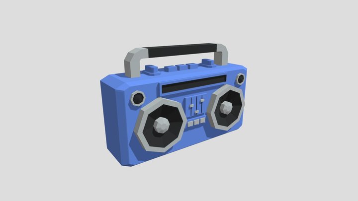 Boombox 3D Model