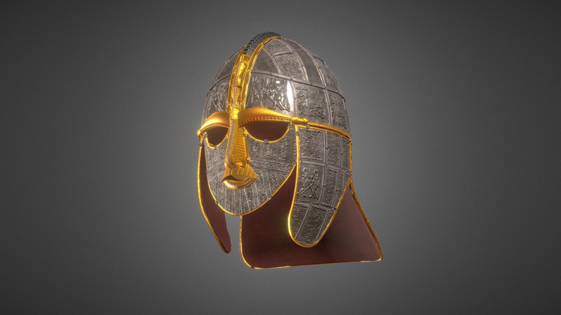 Sutton Hoo Helmet — Sketchfab embed 3D viewer
