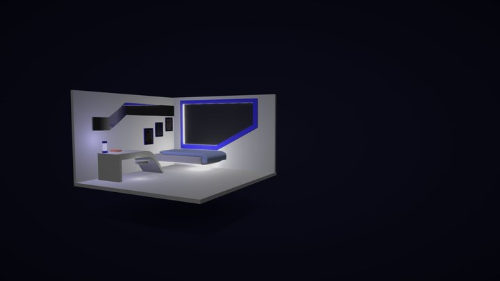 astronaut's cabin corner 3D Model