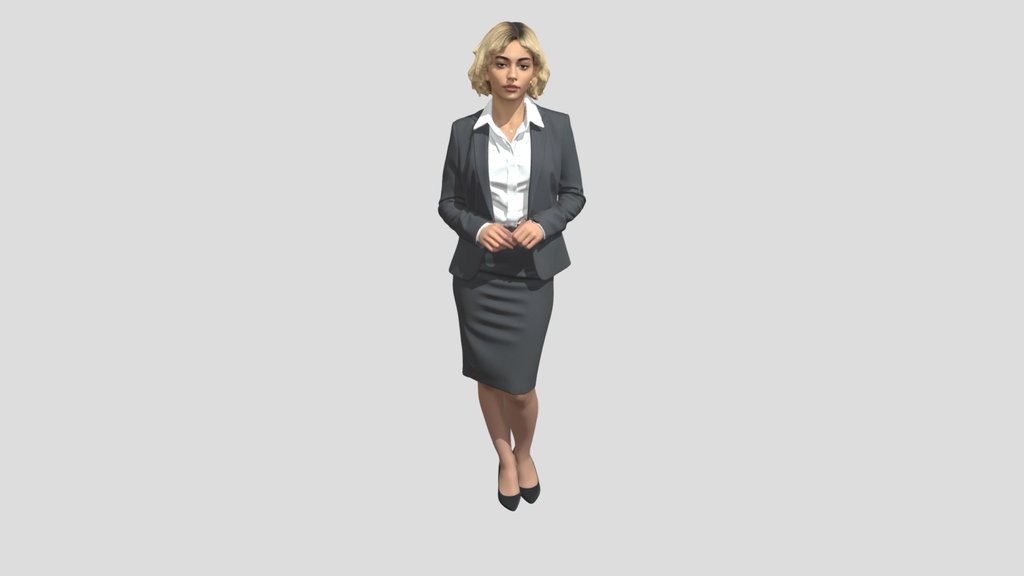 Executive in a Gray Suit