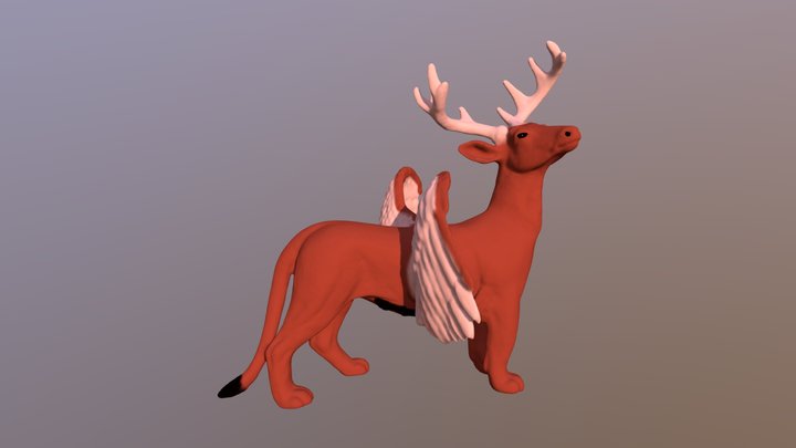 Imperial Stag, by Mallory Register 3D Model