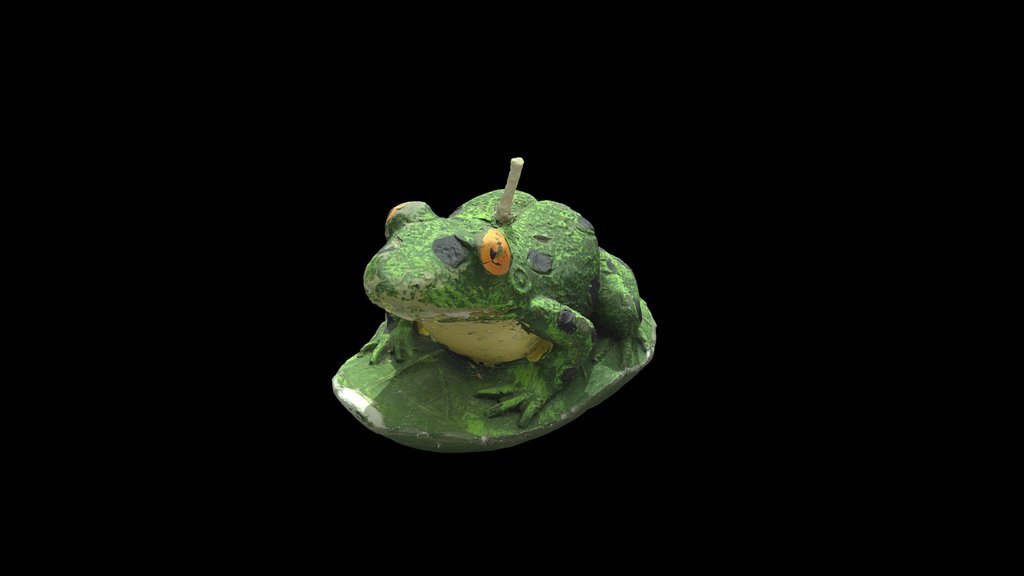 Old Frog Candle (lq)
