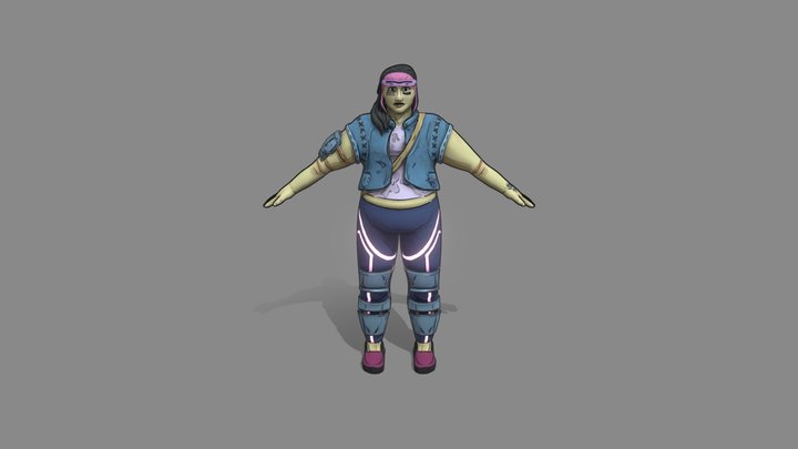 Lexi Character Model 3D Model