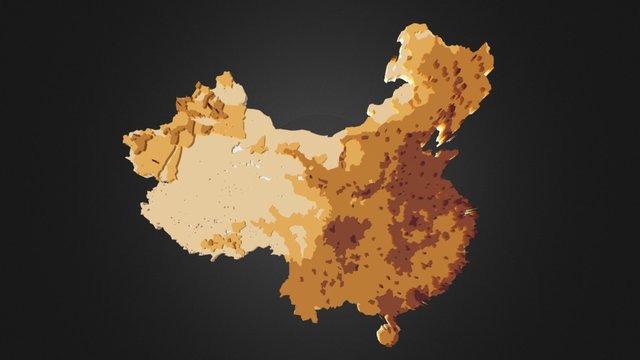 China Population 3D Model