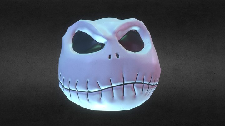 Jack Skellington Head 3D Model