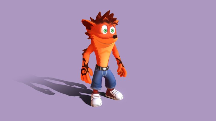 Crash Bandicoot (Crash Of The Titans) 3D Model