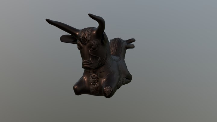 Double-Headed Bull Capital 3D Model