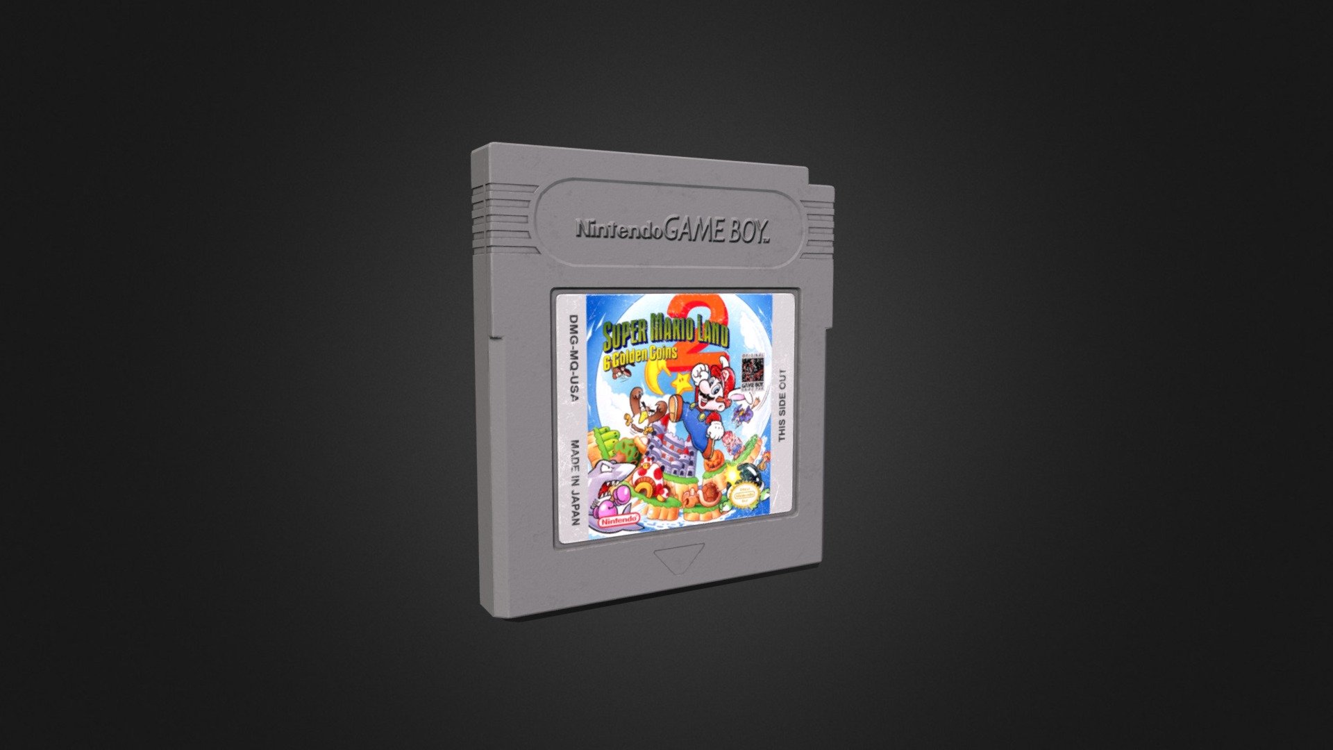 Cartridge Gameboy - 3D model by erikacasta77 [fcfaa84] - Sketchfab